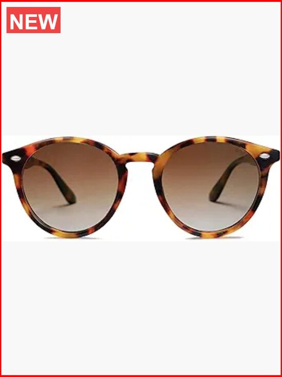 Retro Round Polarized Sunglasses UV400 Protection Classic Vintage main image 6